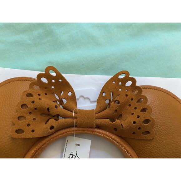 Disney Parks Rare Minnie‎ Desert Suede Sand Autumn Faux Boho Ears NWT Rare Disney Parks Minnie Ears Desert Sand Suede Autumn  main image 3